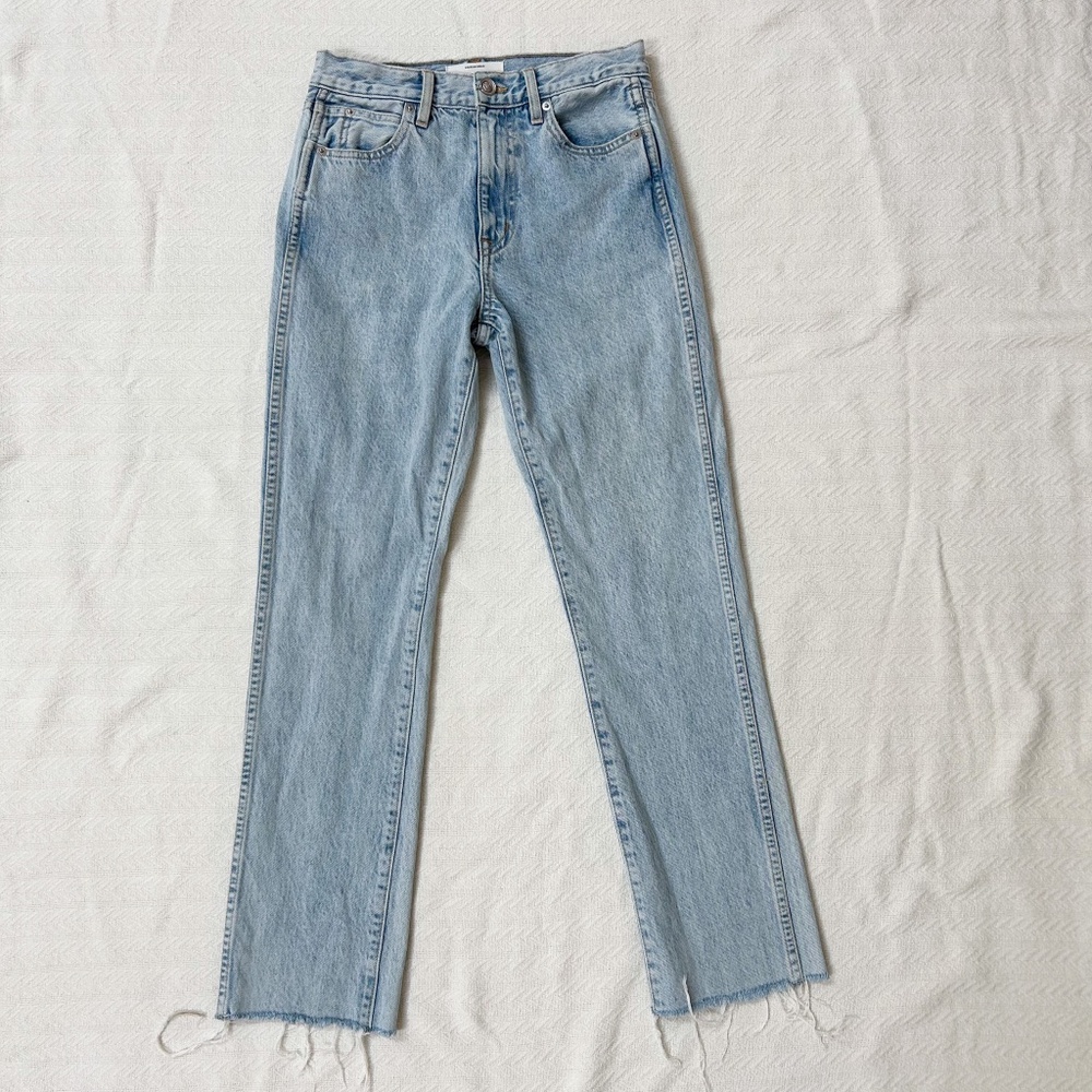 SLVRLAKE Hero Slim Straight sz 25 - Hard luck wash - light blue - Revolve